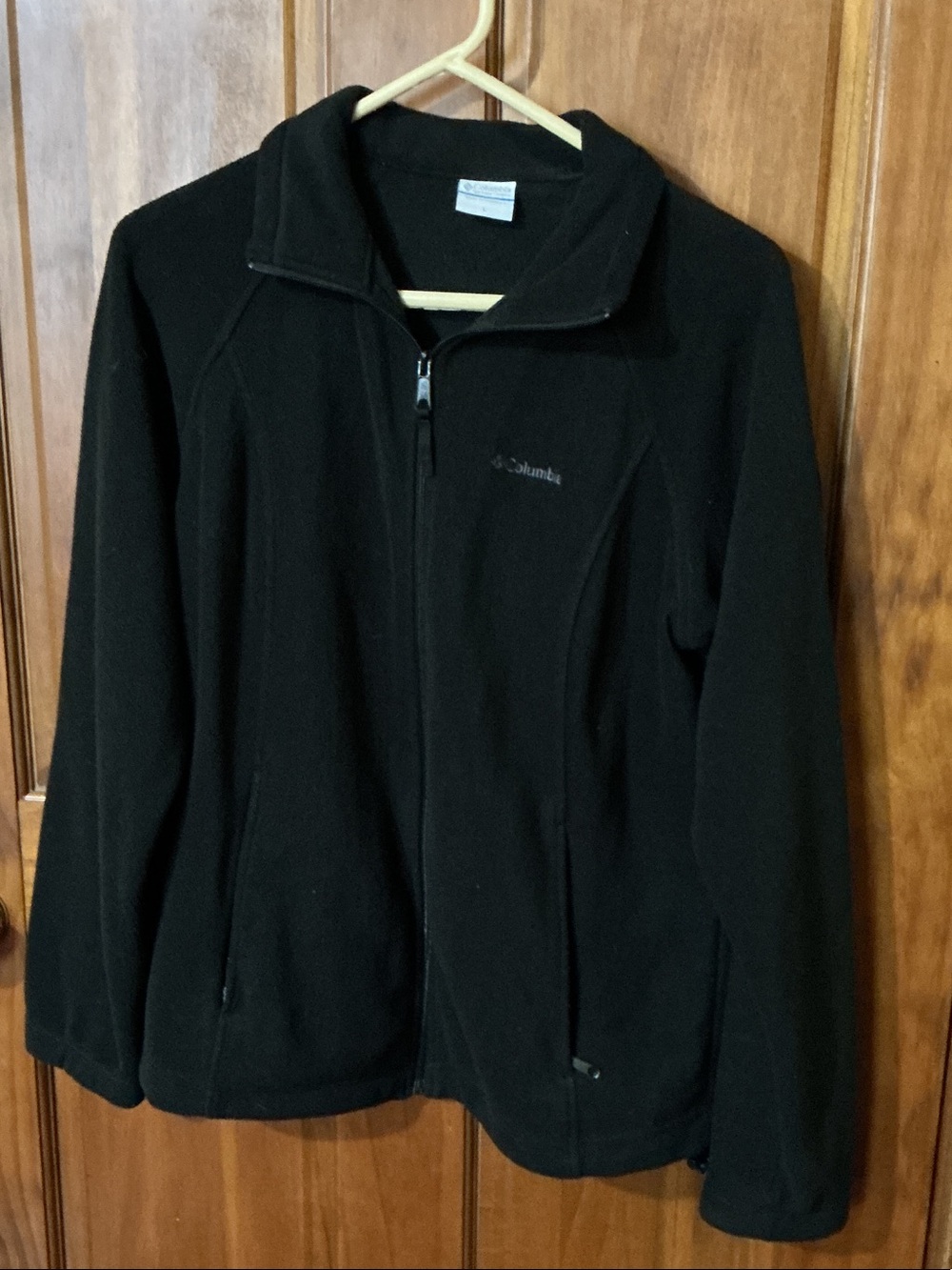 Columbia Black Zip-Up Fleece Jacket